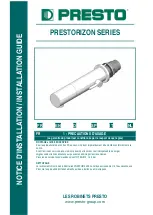 Presto 52037 Installation Manual preview