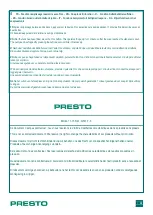 Preview for 4 page of Presto 91013 Installation Manual