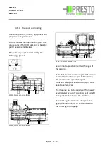 Preview for 17 page of Presto Conti Compact CC-13 V Operating And Maintenance Instructions Manual