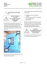 Preview for 34 page of Presto Conti Compact CC-13 V Operating And Maintenance Instructions Manual