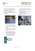 Preview for 70 page of Presto Conti Compact CC-13 V Operating And Maintenance Instructions Manual