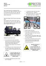 Preview for 71 page of Presto Conti Compact CC-13 V Operating And Maintenance Instructions Manual