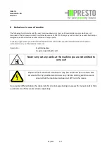 Preview for 75 page of Presto Conti Compact CC-13 V Operating And Maintenance Instructions Manual