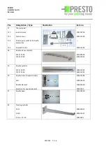 Preview for 84 page of Presto Conti Compact CC-13 V Operating And Maintenance Instructions Manual