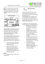 Предварительный просмотр 47 страницы Presto Conti Compact CC-20 V Operating Manual