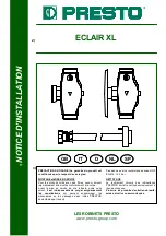 Preview for 1 page of Presto ECLAIR XL Manual