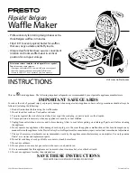 Presto FlipSide 03510 Instructions preview