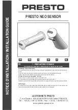 Preview for 1 page of Presto NEO SENSOR Installation Manual