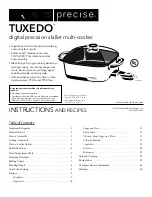 Preview for 1 page of Presto precise TUXEDO Instructions Manual