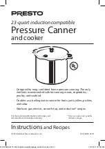 Preview for 1 page of Presto Pressure Canner and Cooker Operating Instructions And Recipes