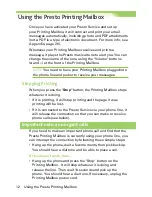 Preview for 12 page of Presto Printing Mailbox User Manual