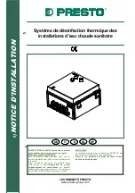 Presto Q4357 Installation Instructions Manual предпросмотр