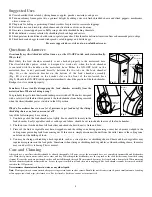 Preview for 4 page of Presto SaladShooter electric slicer/shredder Instructions