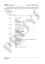 Preview for 6 page of Presys DMY-2030 Light Technical Manual