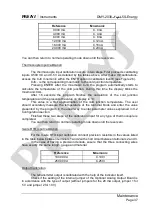 Preview for 41 page of Presys DMY-2030 Light Technical Manual