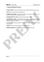 Preview for 9 page of Presys PCON-Y18-LP Technical Manual