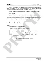 Preview for 6 page of Presys PROFI BUS DMY-2015-PB Technical Manual