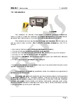 Preview for 4 page of Presys T-1200PIR Technical Manual