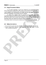 Preview for 19 page of Presys T-1200PIR Technical Manual