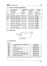 Preview for 6 page of Presys T-25N Technical Manual