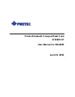 Pretec BT2000-CF User Manual preview