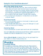 Preview for 5 page of Pretika SonicDermabrasion ST255A Operating Instructions & Warranty Information