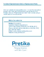 Preview for 8 page of Pretika SonicDermabrasion ST255A Operating Instructions & Warranty Information