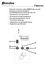 Preview for 2 page of Pretorian Kinetic for SimplyWorks Instructions Manual