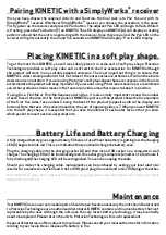 Preview for 7 page of Pretorian Kinetic for SimplyWorks Instructions Manual