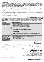 Preview for 4 page of Pretorian OPTIMAX TRACKBALL Instructions