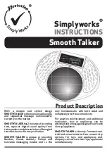 Pretorian Simplyworks Smooth Talker Instructions Manual preview