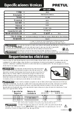 Preview for 3 page of PRETUL DES-300P2 Manual