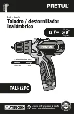 PRETUL TALI-12PC Manual preview