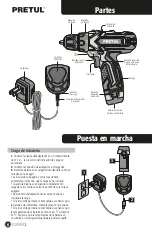 Предварительный просмотр 6 страницы PRETUL TALI-12PC Manual