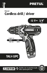 Предварительный просмотр 13 страницы PRETUL TALI-12PC Manual