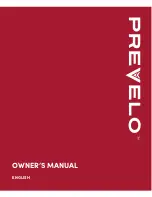 Preview for 1 page of Prevelo Alpha Zero Owner'S Manual