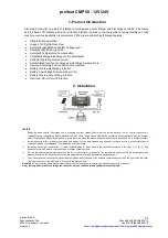 Предварительный просмотр 2 страницы preVent CMP 50 User Manual