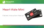 Preventice Solutions Heart Aide Mini Patient Instruction Manual preview