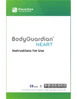 Preview for 1 page of Preventice Technologies BodyGuardian HEART Instructions For Use Manual