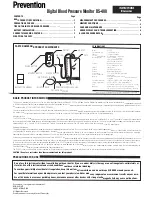 Предварительный просмотр 1 страницы prevention ds-400 Instructions