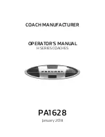 Предварительный просмотр 1 страницы PREVOST H 2018 Series Operator'S Manual