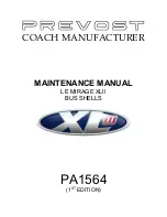 Предварительный просмотр 1 страницы PREVOST LE MIRAGE XLII BUS SHELLS Maintenance Manual