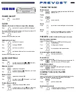 Предварительный просмотр 2 страницы PREVOST VSS-04 Quick Reference Manual