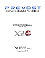 Preview for 3 page of PREVOST X3-45 VIP 2017 Owner'S Manual