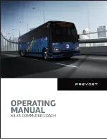 Preview for 1 page of PREVOST X3 Commuter Operating Manual