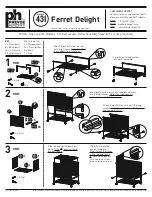 Preview for 1 page of Prevue Hendryx FERRET DELIGHT 431 Assembly Instructions