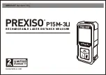 Preview for 1 page of Prexiso P15M-3LI Manual