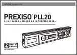 Preview for 1 page of Prexiso PLL20 Quick Start Manual