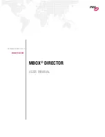 PRG MBOX DIRECTOR User Manual preview