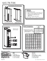 Предварительный просмотр 4 страницы Pribusin IUC-7X-T Series Instruction Manual